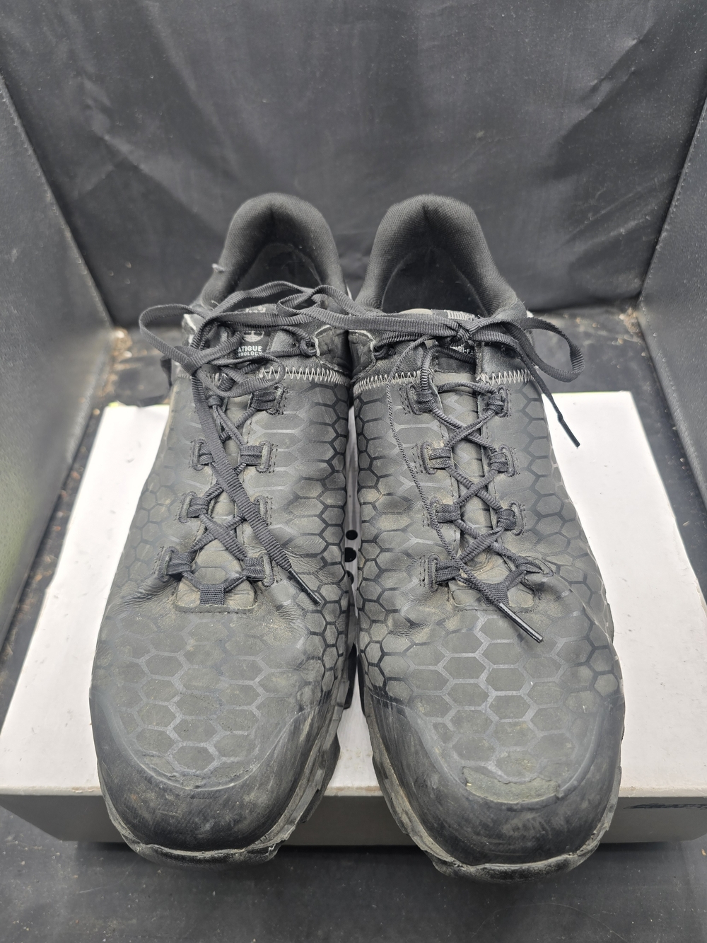 Timberland PRO Men's Black Hex-Pattern Athletic Shoes